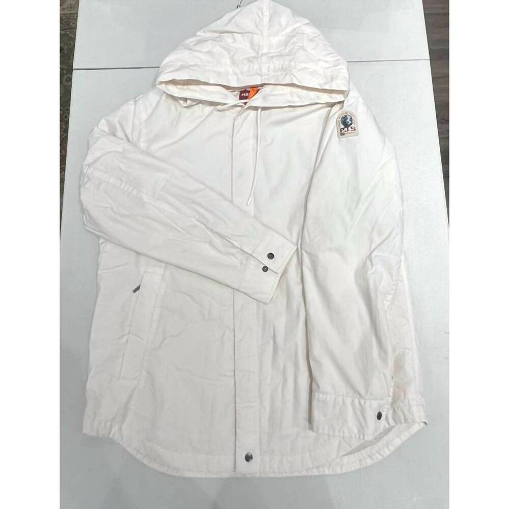 NEW PARAJUMPERS women's bojana hooded jacket in white
